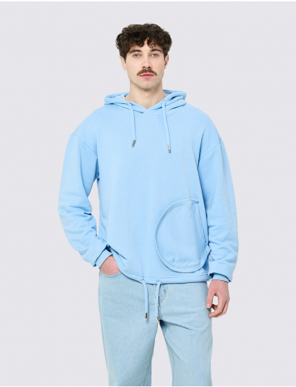 Картинка Худі «Місія Жити», oversize, блакитне